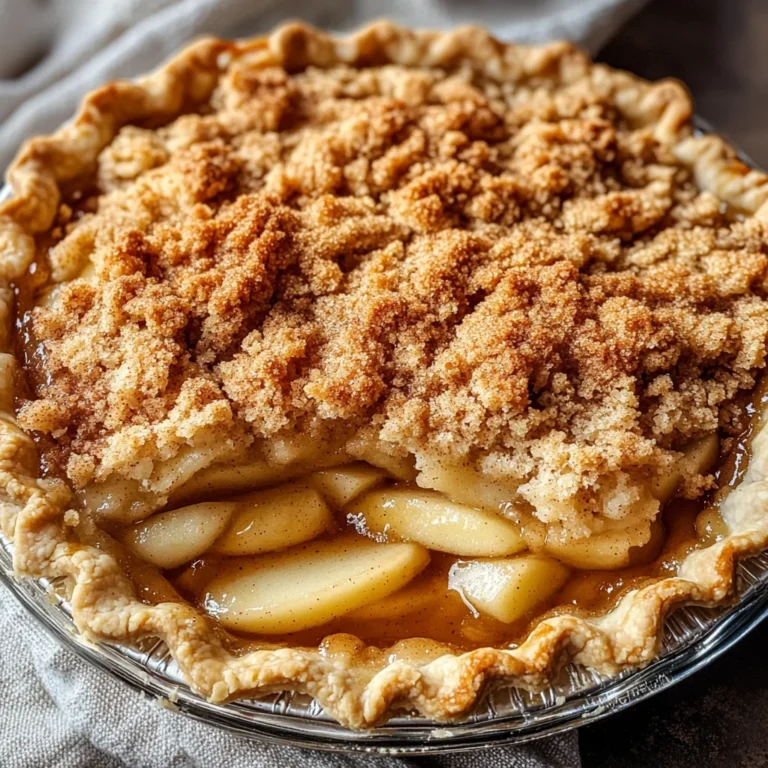 Dutch Apple Pie (with a Buttery Crumb Topping)