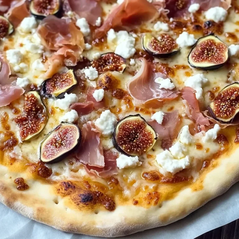 Easy 20-Minute Fig Jam Pizza with Goat Cheese and Prosciutto