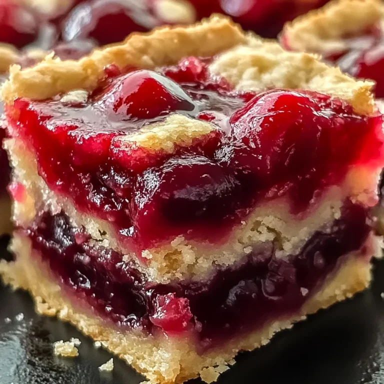Easy Cherry Pie Bars: A Simple Cherry Dessert to Savor