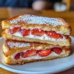Fried Strawberry Cheesecake Sandwiches