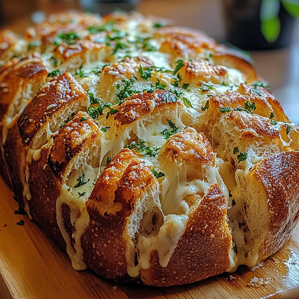 Garlic Parmesan Pull-Apart Bread