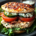 Greek Chicken Burgers