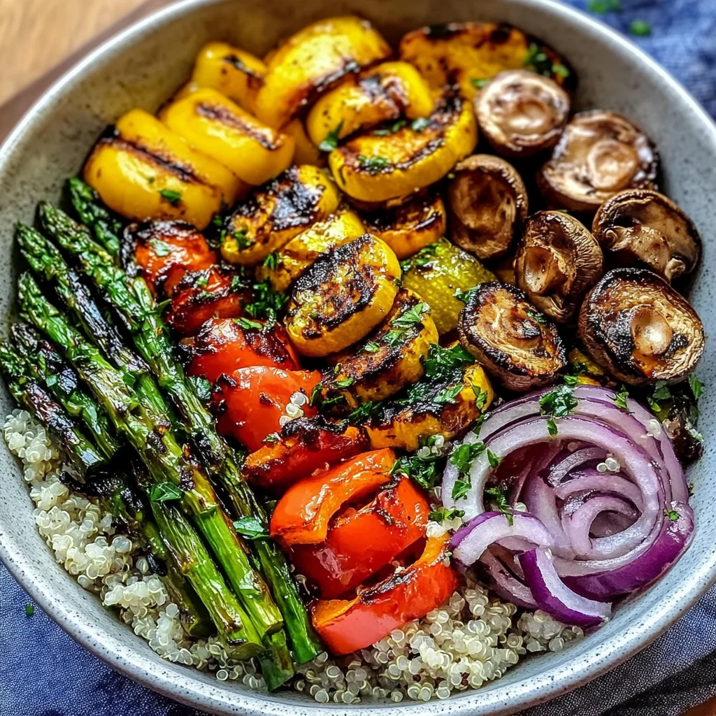 Grilled Veggie Bowl with Quinoa