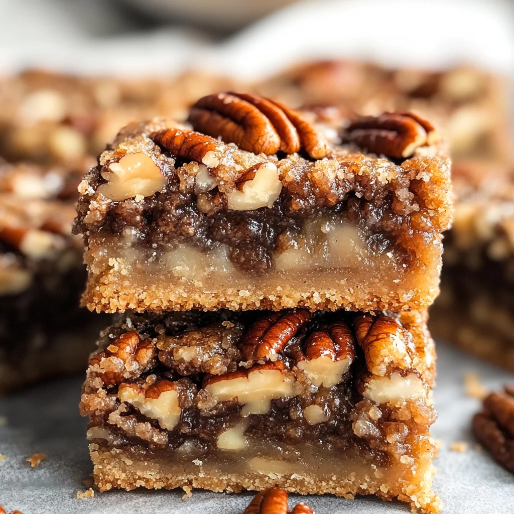 Healthy Gluten-Free Pecan Pie Bars