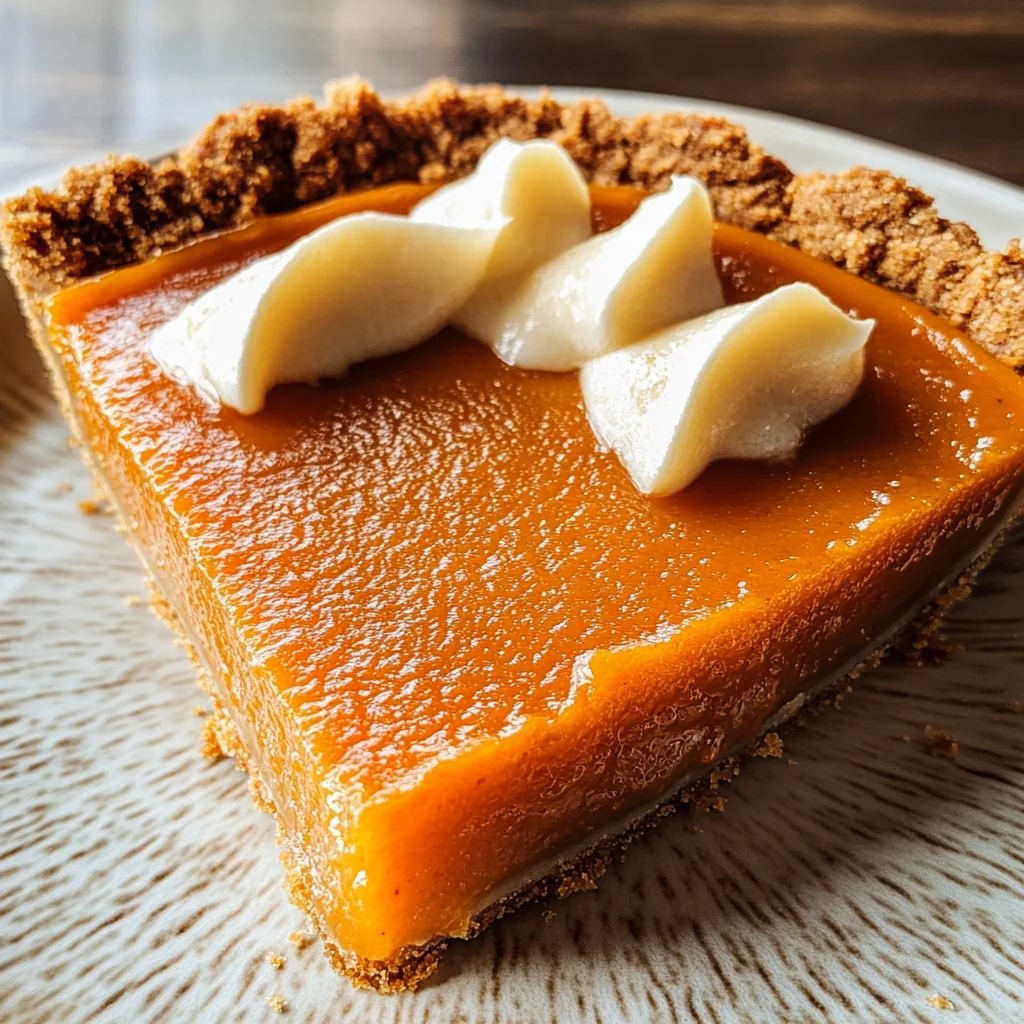 Honey Carrot Pie