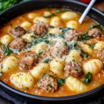 Italian Meatball Gnocchi Soup Recipe