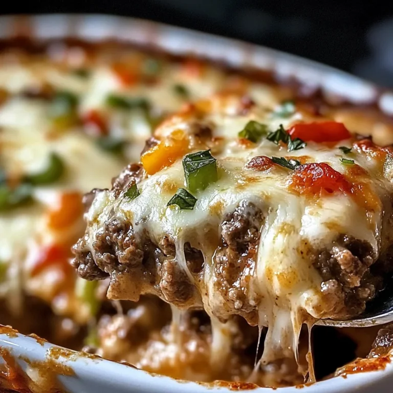 Low Carb Philly Cheesesteak Casserole