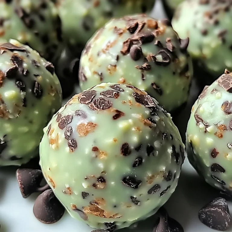 Mint Chocolate Chip Protein Balls