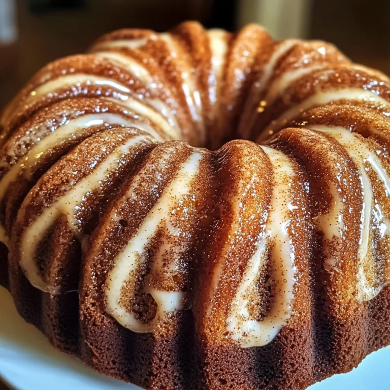 Moist Cinnamon Swirl Bundt Cake