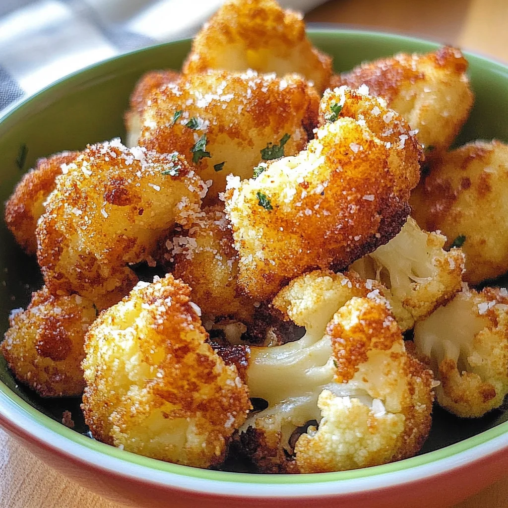 Parmesan Cauliflower Bites - Just 5 Ingredients