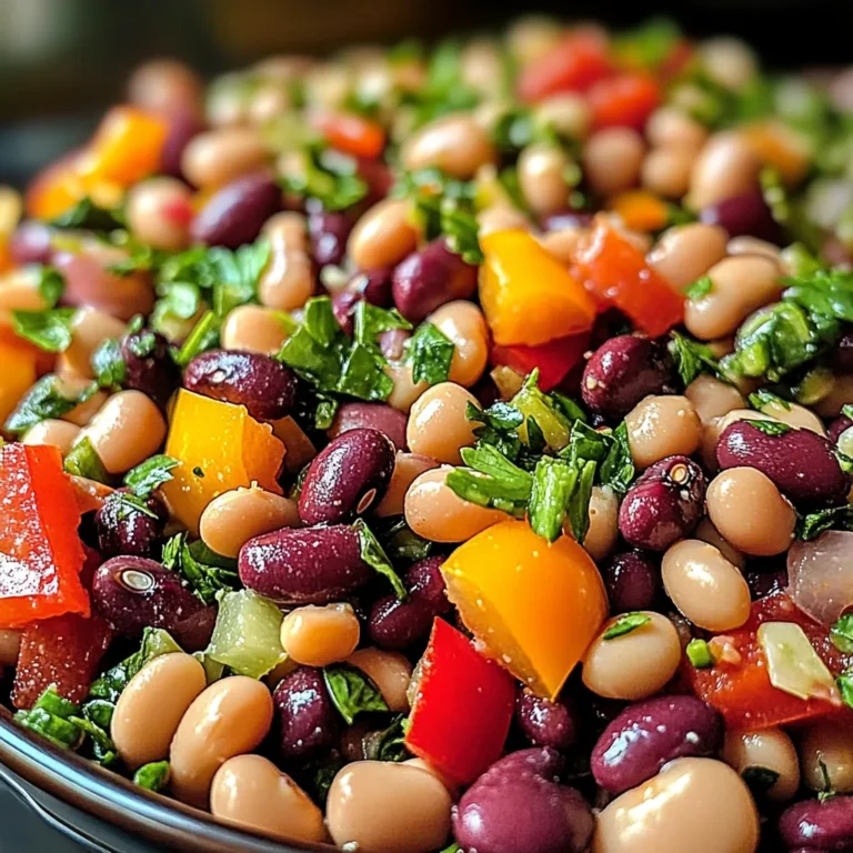 Rainbow Bean Salad: A Vibrant & Healthy Recipe
