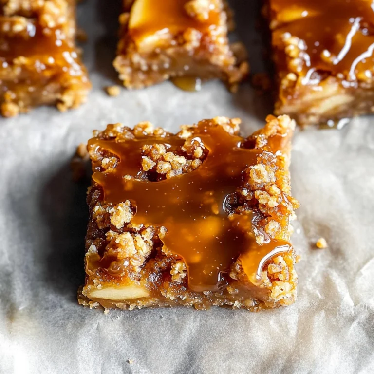 Salted Caramel Apple Crumble Bars Fall Treat: Get Addicted in 45 Min