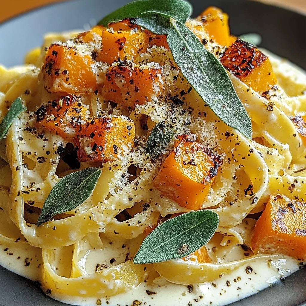 Savory Butternut Squash & Sage Pasta