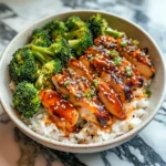 Sticky Chicken Bowls Recipe