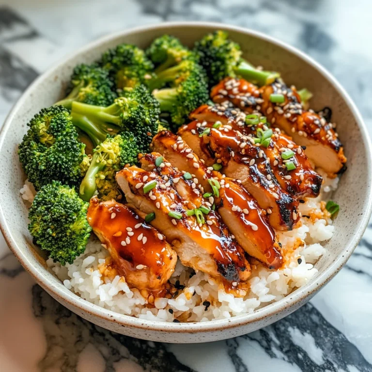 Sticky Chicken Bowls Recipe