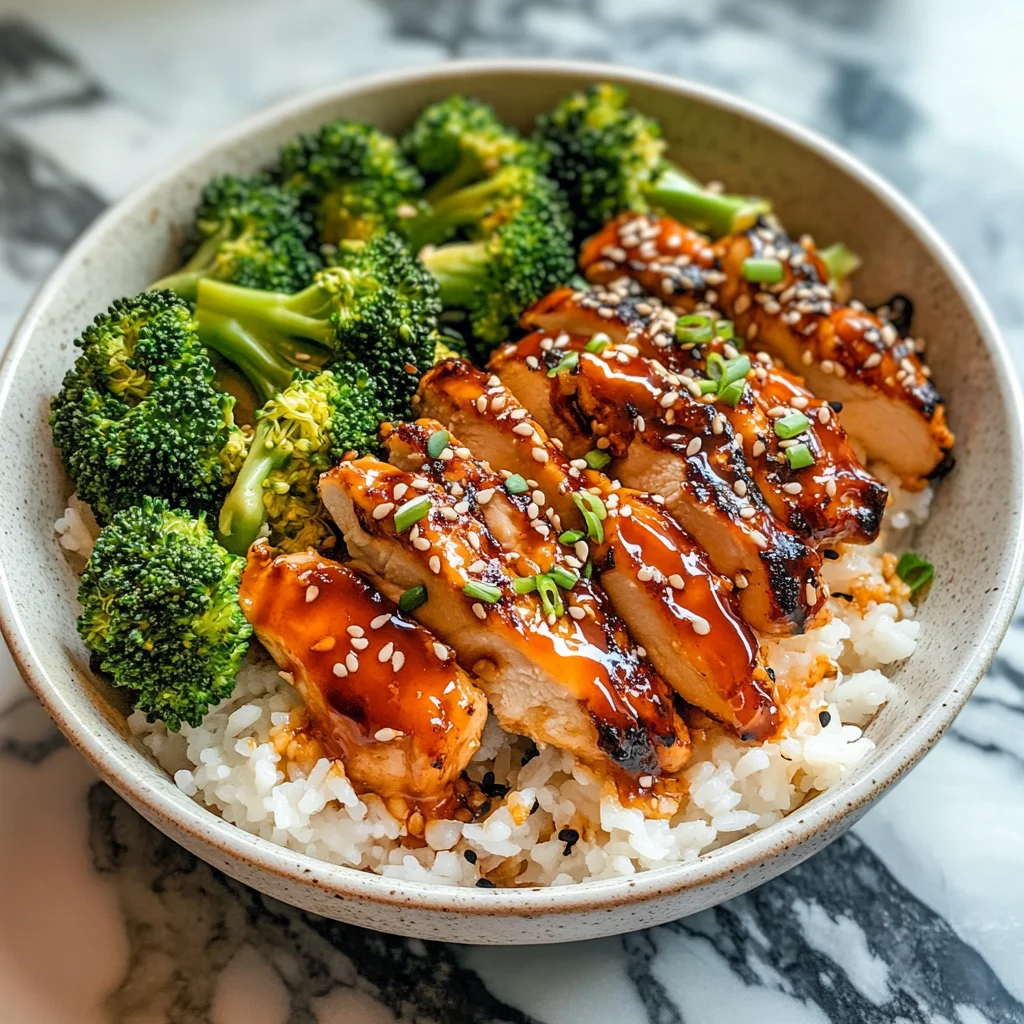 Sticky Chicken Bowls Recipe