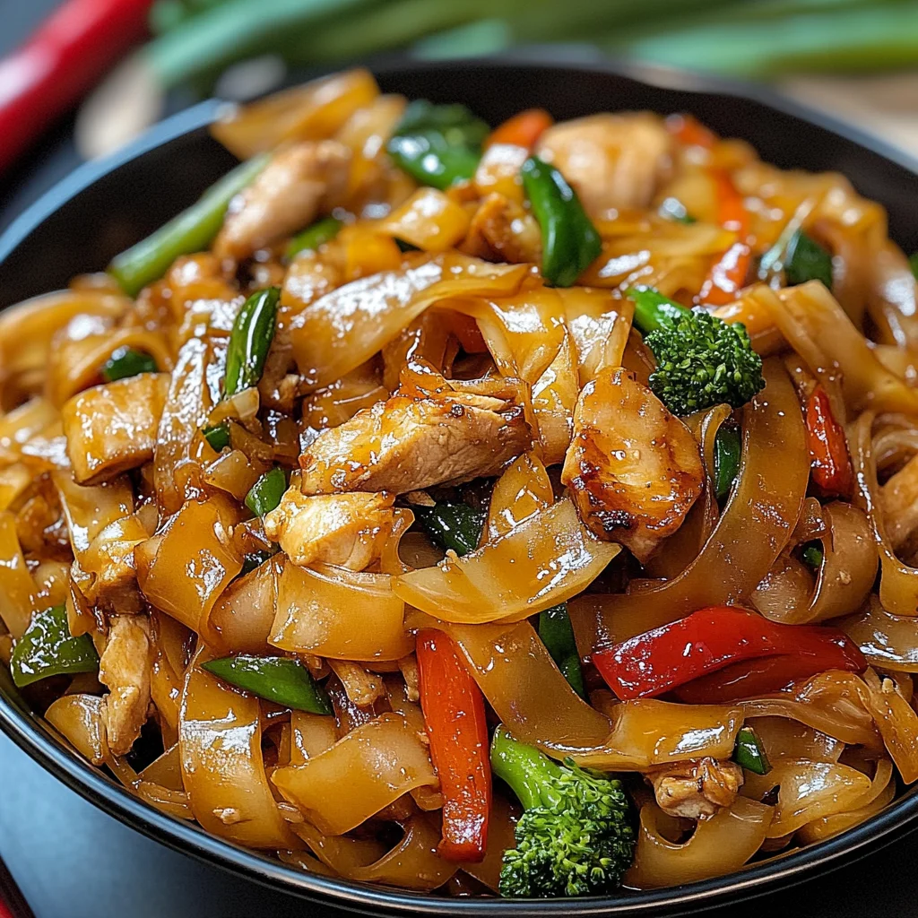 Street Style Thai Drunken Noodles