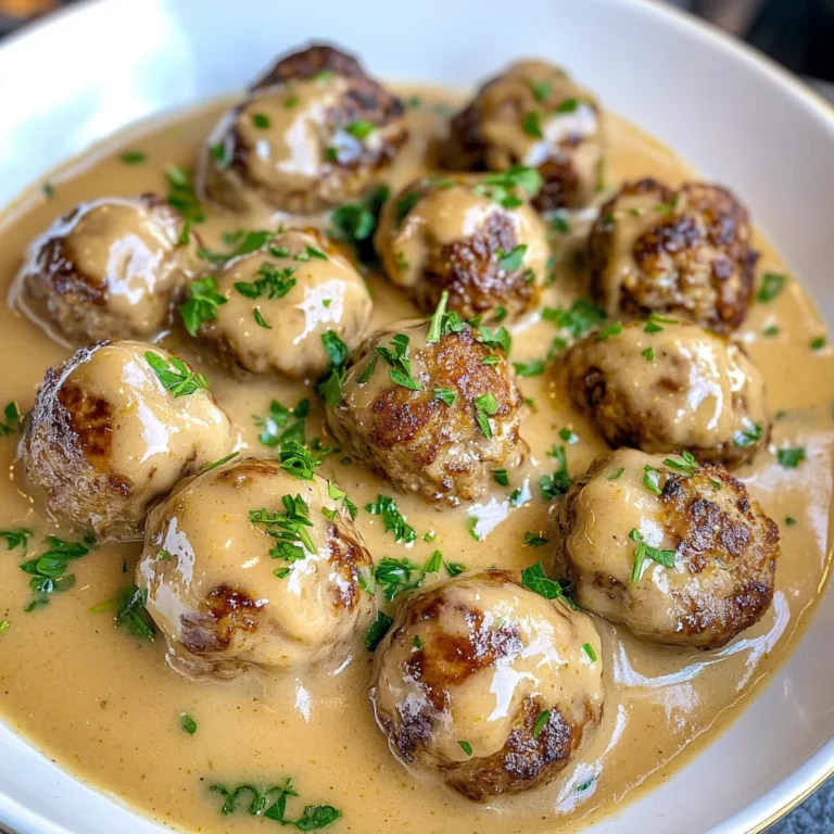 Swedish Meatballs with Gravy