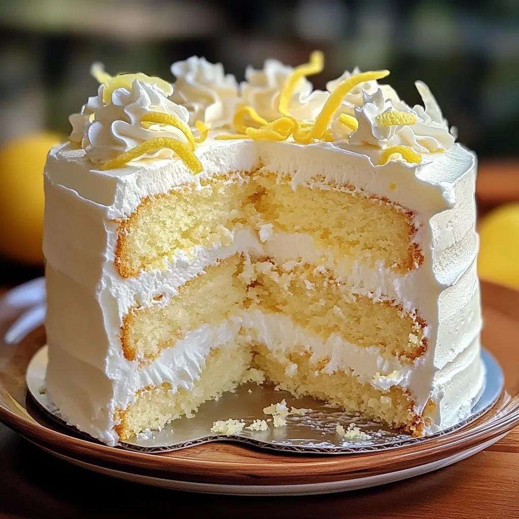 Top 1 Italian Lemon Cream Cake : Irresistible and Luscious