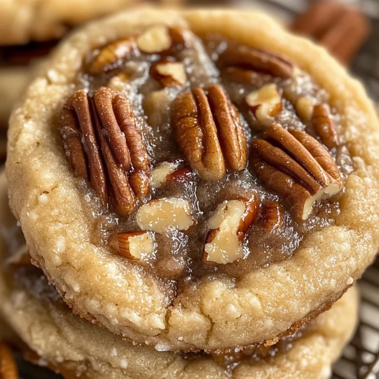 Vegan Pecan Pie Cookies