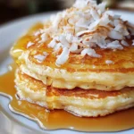 coconut cream pancakes