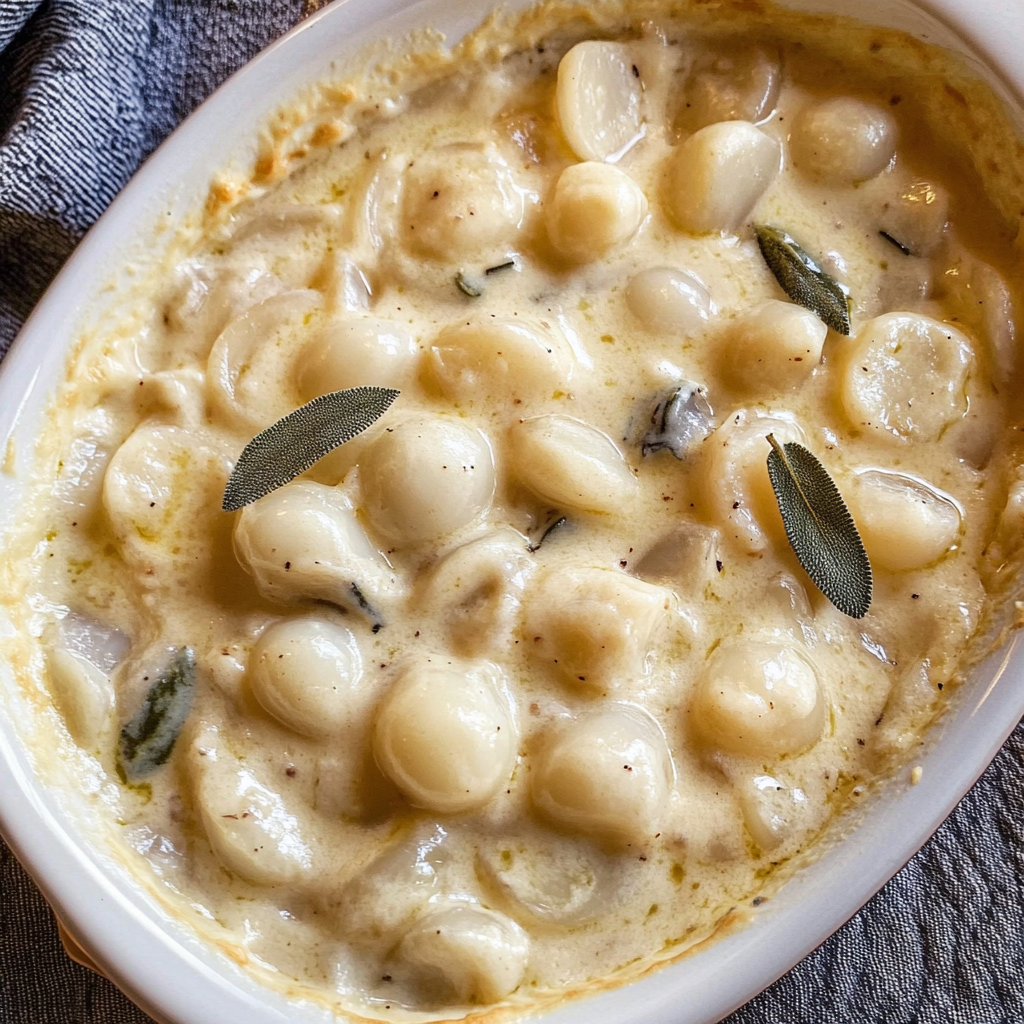 Anthony Bourdain's Creamed Pearl Onions Are Keeping Us Warm This Winter