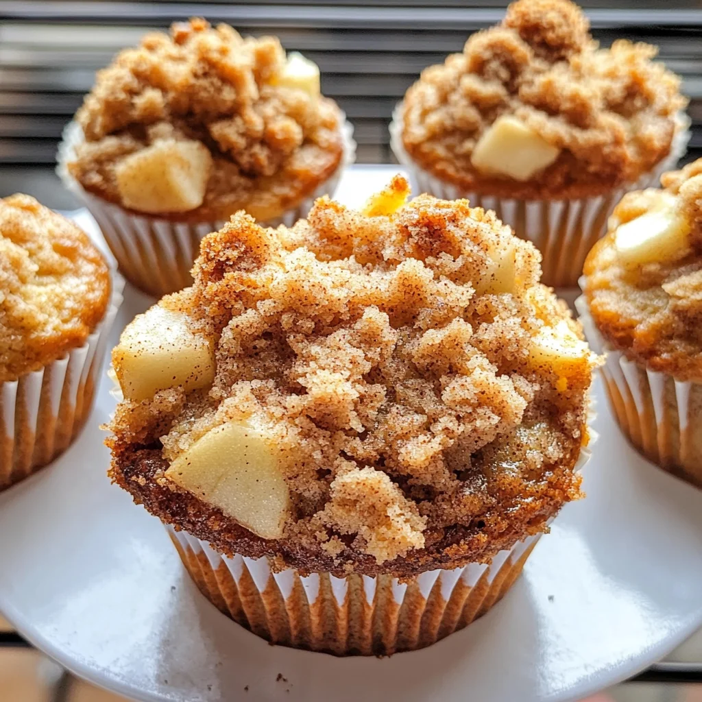 Apple Cinnamon Crumb Muffins