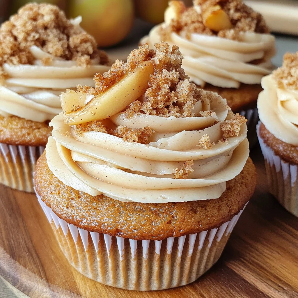 Apple Crumble Cupcakes
