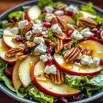 Autumn Harvest Honeycrisp Apple and Feta Salad