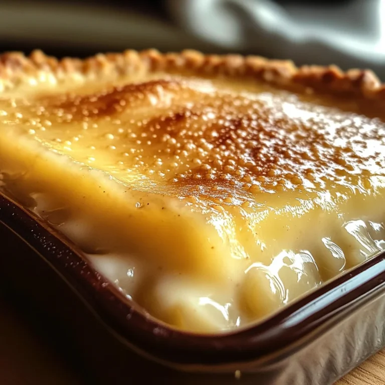 Baked Tapioca Pudding