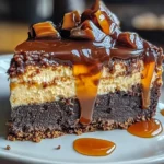 Caramel Brownie Cheesecake