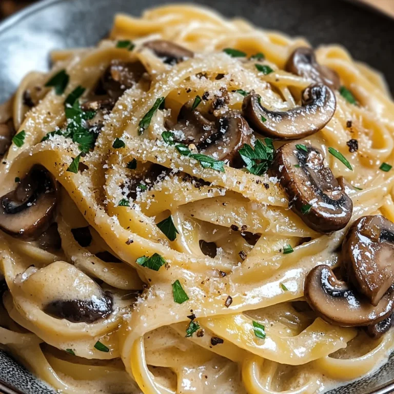 Caramelized Leek and Mushroom Gruyere Pasta
