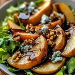 Caramelized Pear and Blue Cheese Salad: A Sweet and Savory Delight