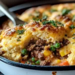 Cheddar Bay Ground Beef Cobbler