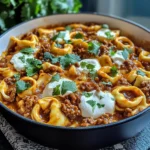 Cheesy Beef Enchilada Tortellini