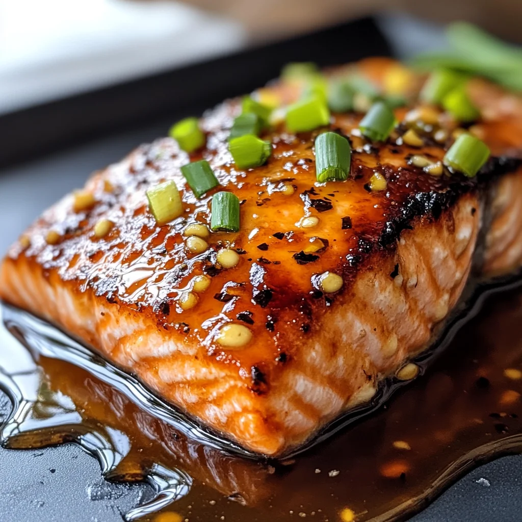 Crispy Honey Garlic Glazed Salmon Recipe