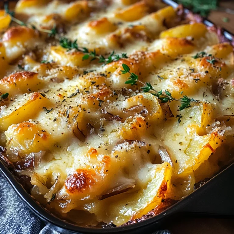 French Onion Potato Bake