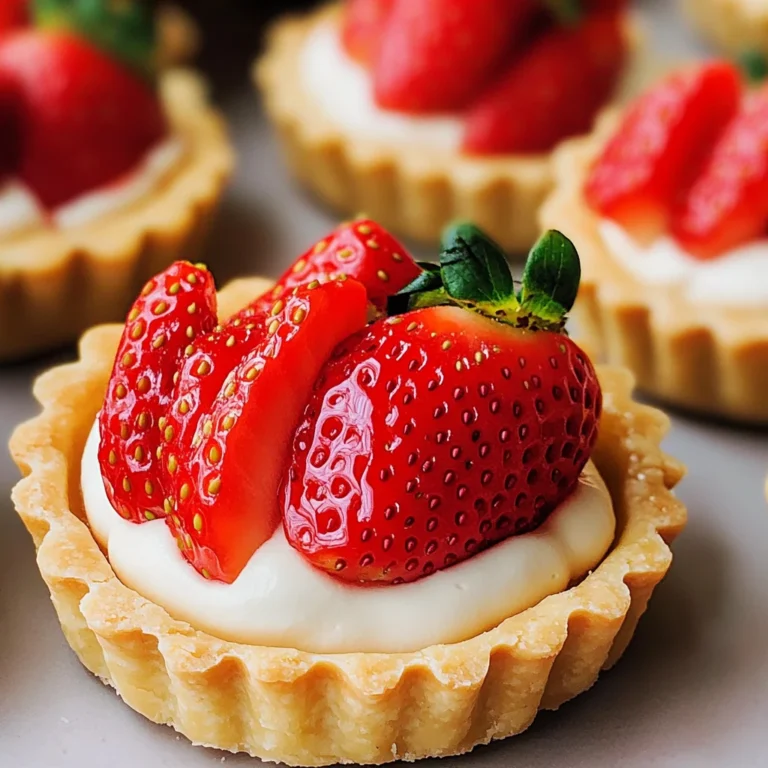 Fresh and Delicious Strawberry Tartlets Recipe