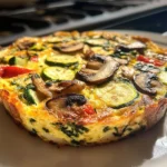 Garden Veggie Frittata: A 150-Calorie Delight