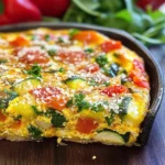 Garden Veggie Frittata: A 150-Calorie Delight