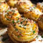 Garlic Parmesan Duchess Potatoes