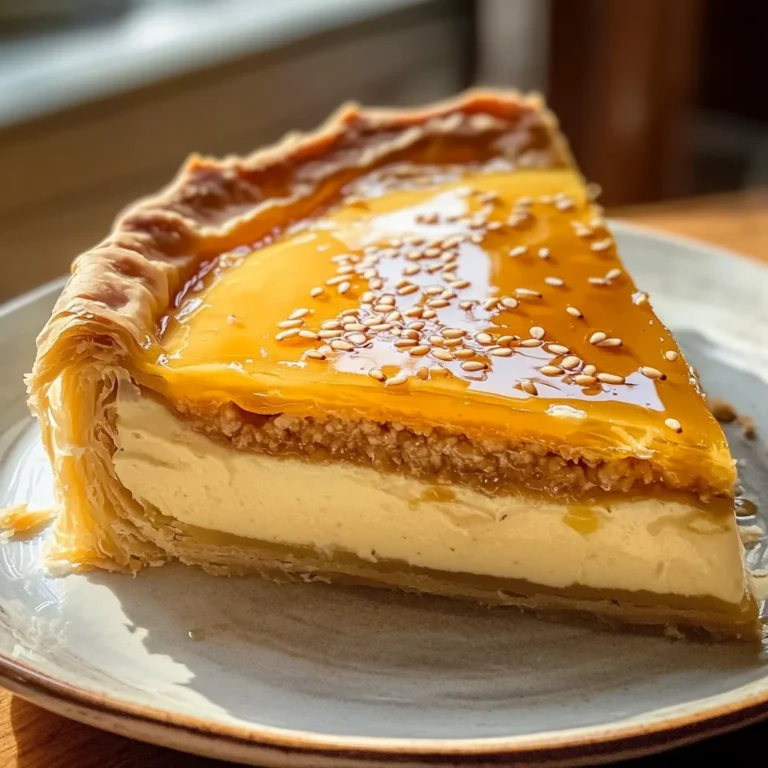 Golden Greek Honey Pie (Melopita)
