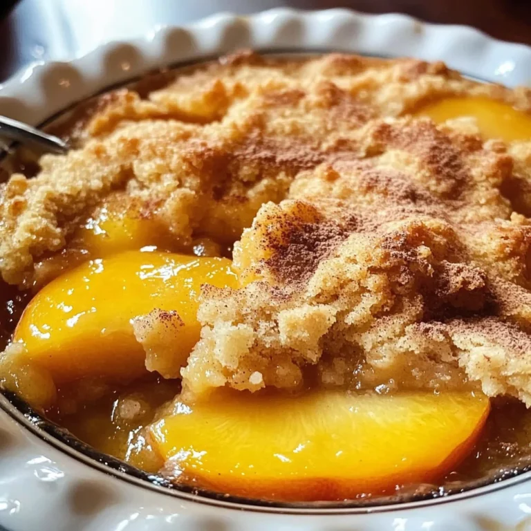 Homemade Peach Cobbler