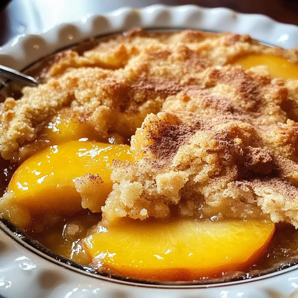 Homemade Peach Cobbler