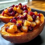 Indulge in Cranberry Apple Twice-Baked Sweet Potatoes This Fall!