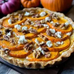 Kürbis-Flammkuchen mit Feta