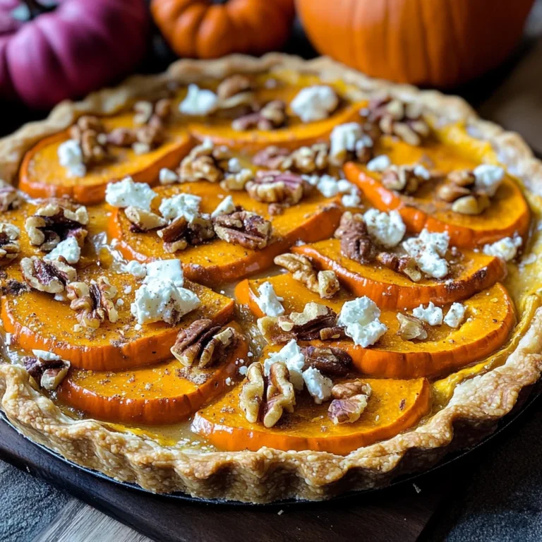 Kürbis-Flammkuchen mit Feta