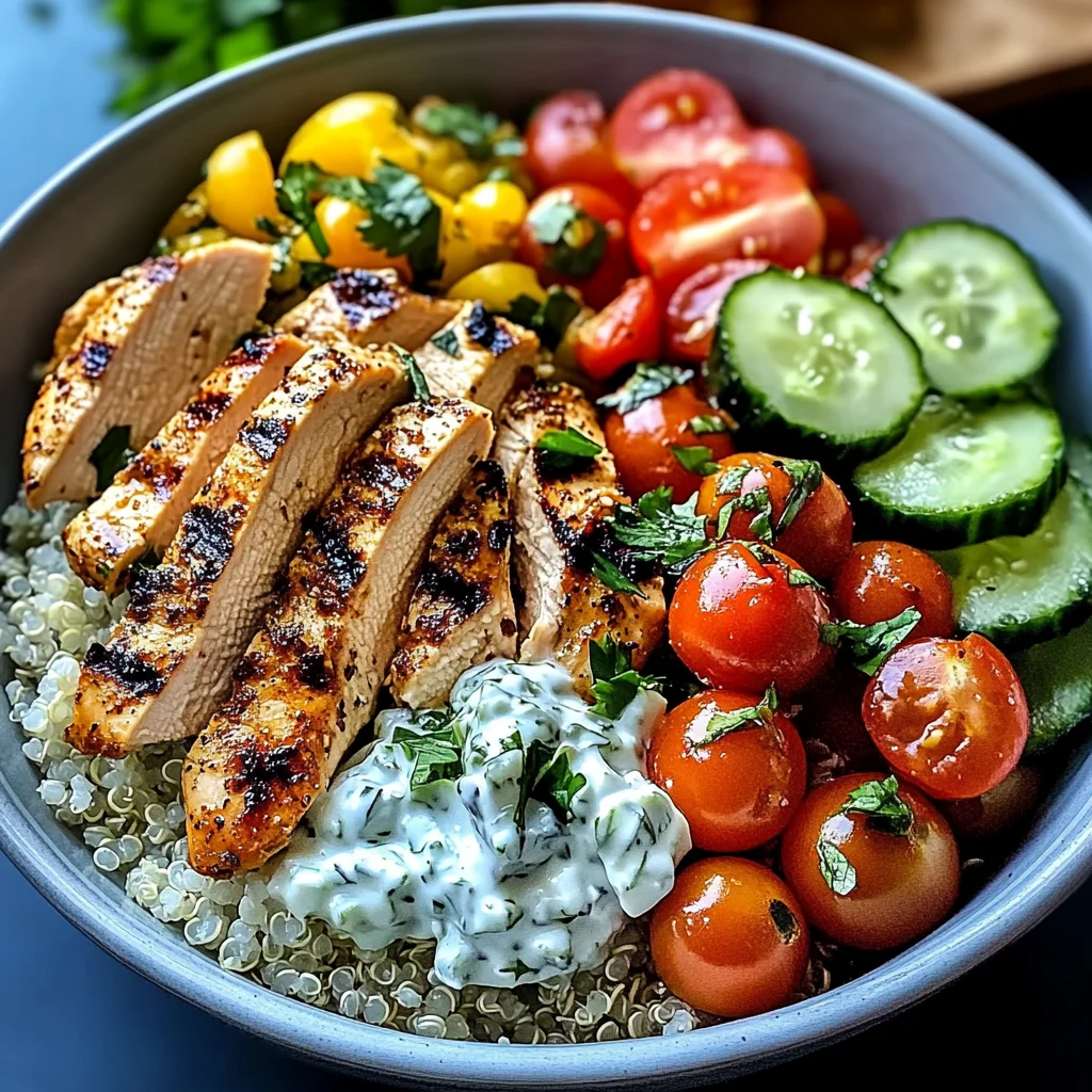 Mediterranean Chicken Bowls