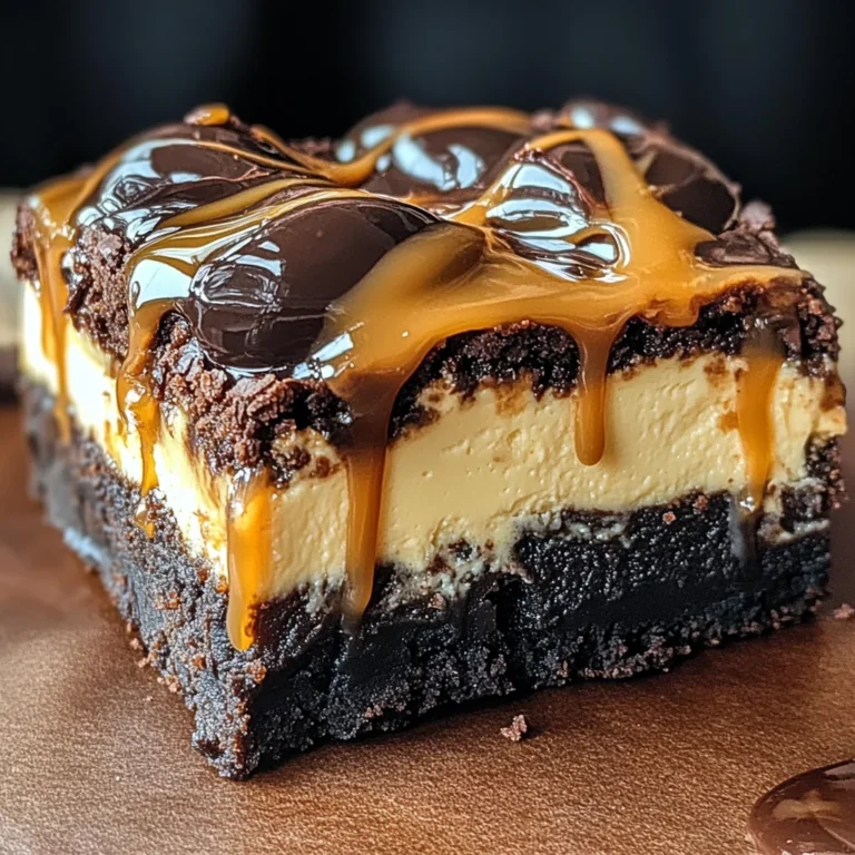 Milky Way Caramel Cheesecake Brownies