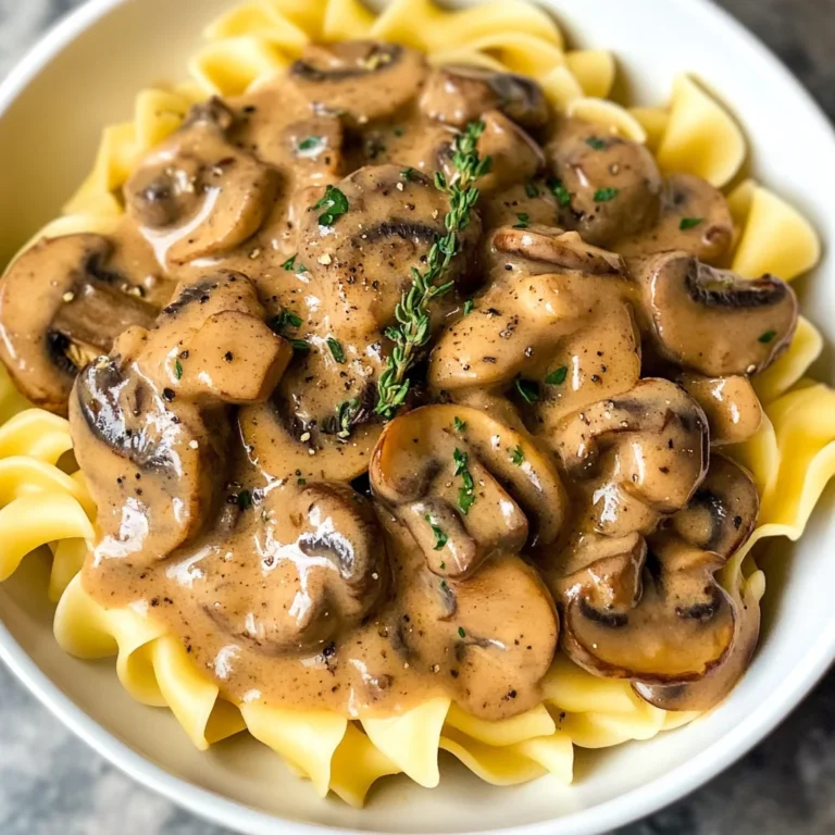 Mushroom Stroganoff